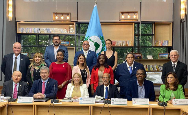 En Panamá: La senadora Giacoppo presidió la reunión de la Junta Directiva del PARLATINO