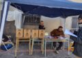 Elecciones en el CEDEMS: Para poder votar ubicaron mesas y cuartos oscuros en la calle