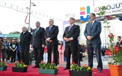 El intendente Jorge participó del acto de apertura de la Expojuy