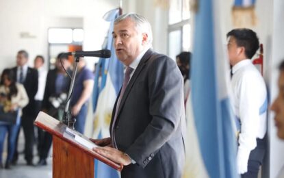 Morales inauguró una nueva escuela secundaria en Monterrico financiada con la renta de Cauchari