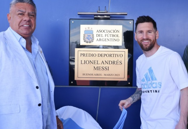 La alegría de Messi luego de que AFA rebautizara al predio con su nombre: “Es muy emocionante para mi”