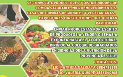 II Festival de la Alimentación Saludable: Inscripciones abiertas