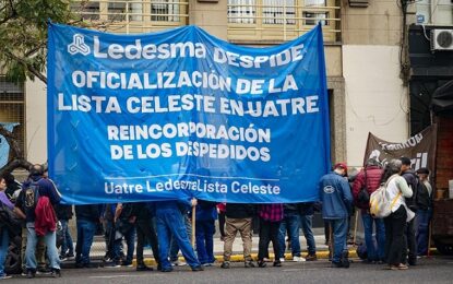 El reclamo de la UATRE Ledesma llegó a Buenos Aires