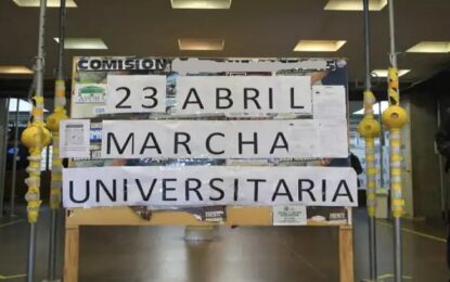 Por el reclamo universitario convocaron a participar de la gran marcha del 23 de abril
