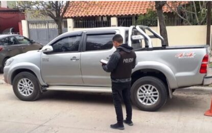 Recuperan en Jujuy camioneta con pedido de secuestro en Córdoba