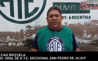 Se realizará la 67° asamblea ordinaria en el gremio de A.T.E. seccional San Pedro de Jujuy