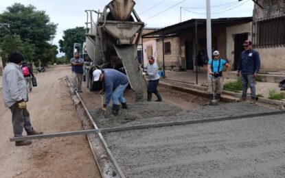 Comenzó la pavimentación de la calle Yavi de San Pedro de Jujuy