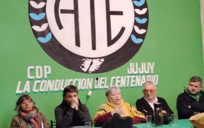 El Centro Nacional de Jubilados de ATE participó de un encuentro con jubilados jujeños