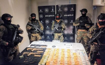 Operación M4: PSA desbarató una organización narcocriminal con gran poder de fuego vinculada al clan Alvarado en Rosario