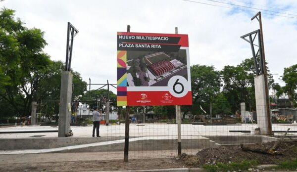 Avanza la construcción del multiespacio de Santa Rita