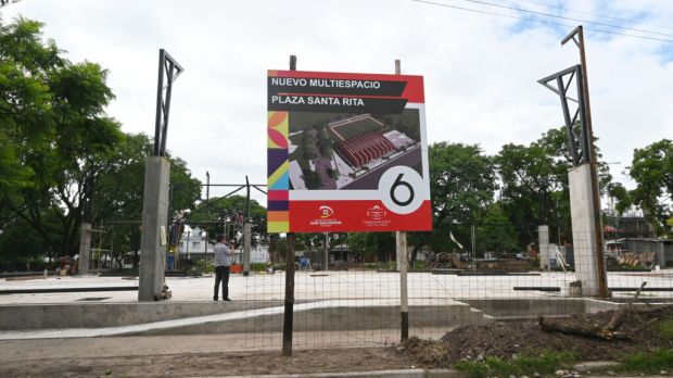 Avanza la construcción del multiespacio de Santa Rita