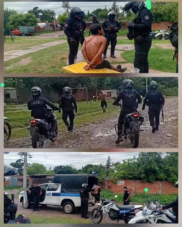 Demoraron a un hombre que provocaba disturbios y se autolesionaba en un barrio de San Pedro de Jujuy