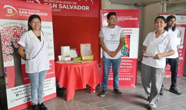 La Municipalidad de Capital realizó una jornada integral de salud para trabajadores y comerciantes