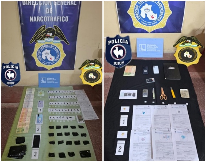 Allanamientos por narcomenudeo en capital: dos detenidos y múltiples secuestros