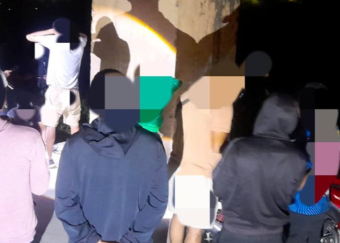 San Pedro: Secuestran droga y una balanza tras persecución en el mirador del barrio La Merced