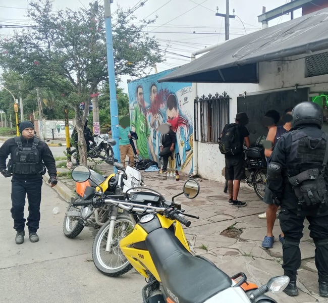 Contundente operativo en Palpalá: Seis «trapitos» demorados por causar desorden en estado de ebriedad