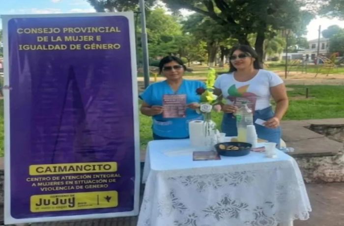 Caimancito conmemora el 8M con jornada de concientización sobre violencia de género