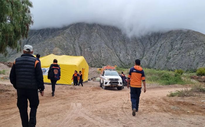 Operativo integral en Punta Corral: Fuerte despliegue para asistir a miles de peregrinos