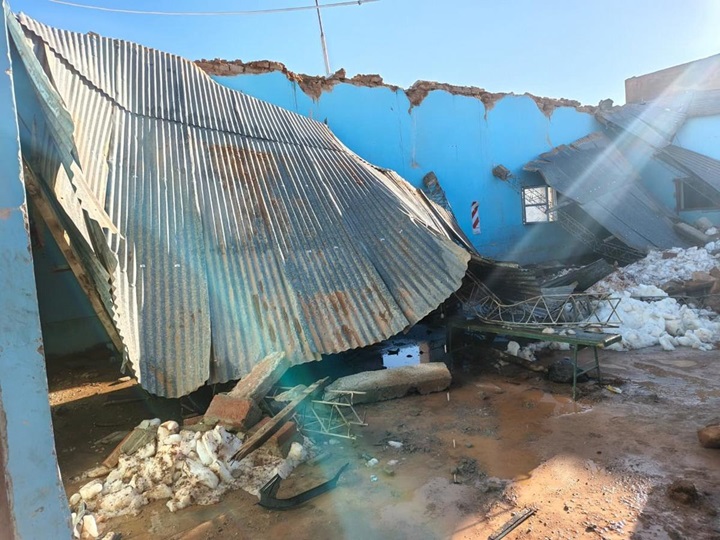 Jujuy: Un violento temporal de granizo provocó caos y derrumbes en Abra Pampa
