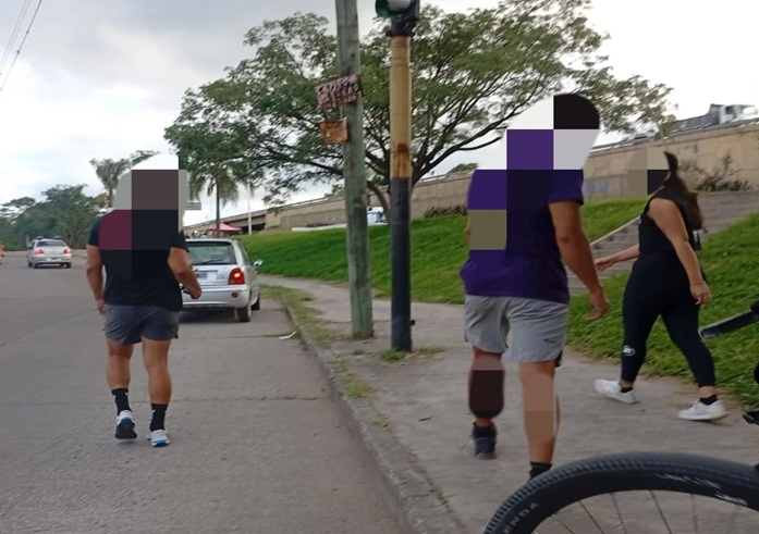 Cayó un acosador tras persecución por la ciclovía y avenida Savio