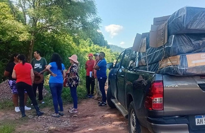 Asistencia integral a familias afectadas por el temporal en El Bananal