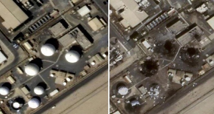 Irán publica fotos de los daños en una base militar estadounidense en Kuwait
