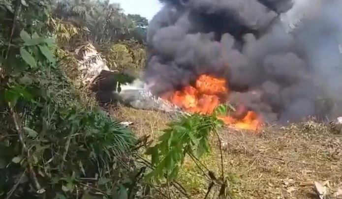 Se estrelló un avión Hércules con al menos 120 soldados en Colombia