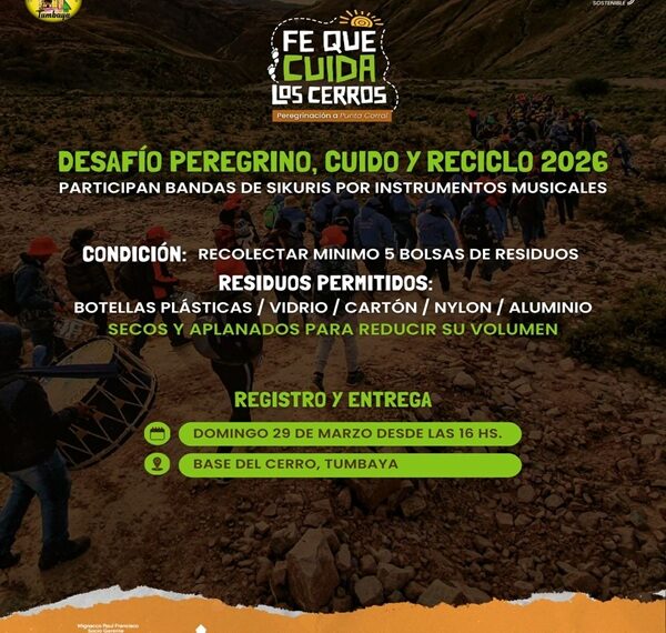 Se desarrolla el concurso ambiental para bandas de sikuris en la peregrinación a Punta Corral 2026