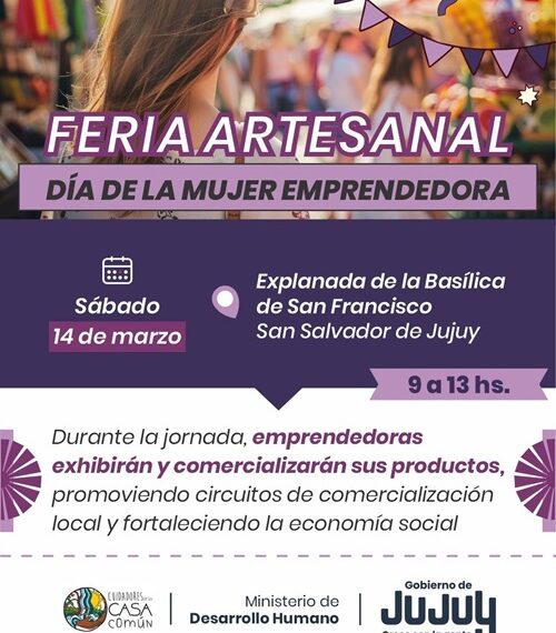 Feria Artesanal por el Día de la Mujer