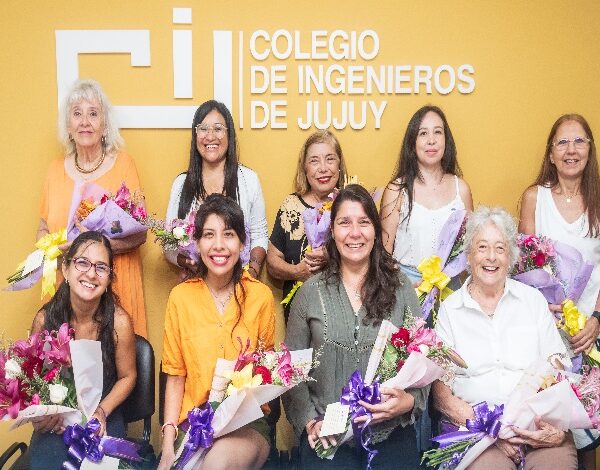 El Colegio de Ingenieros de Jujuy distinguió a nueve ingenieras por su trayectoria y aporte institucional
