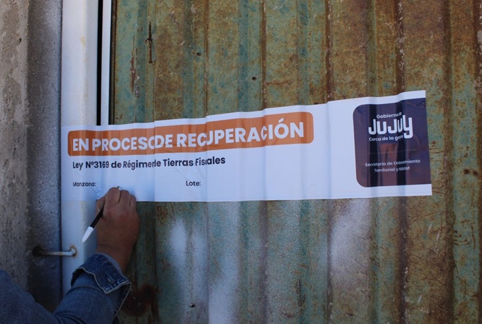 Gran operativo de recupero de lotes fiscales en La Quiaca