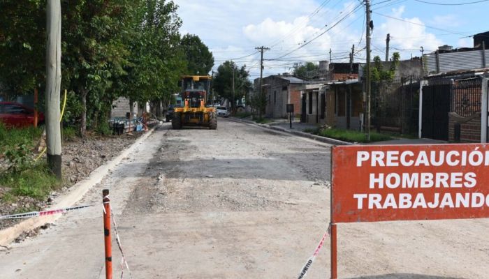 La Municipalidad mejora la circulación en Alto Comedero con nueva obra en calle La Mendieta