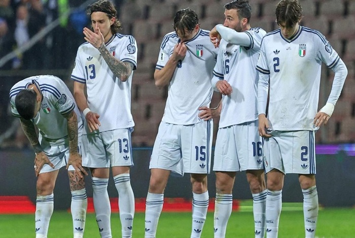 Italia perdió con Bosnia y quedó afuera del Mundial por tercera vez consecutiva
