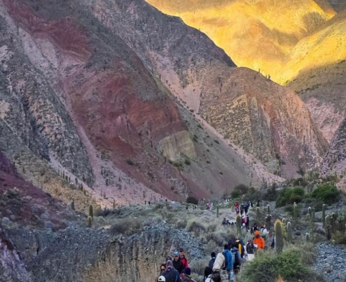 Destacaron el multitudinario recibimiento a la Virgen de Punta Corral en Tumbaya