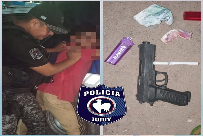 San Pedro: Un hombre portaba réplica de arma de juguete en la vía pública