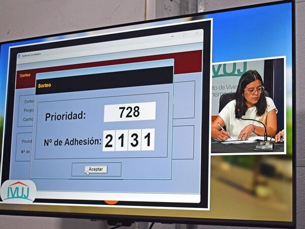 Publicaron los resultados del segundo sorteo de 288 Departamentos del IVUJ en Alto Comedero