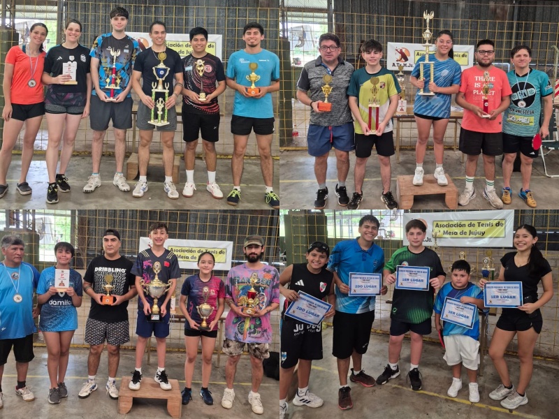 Cerro el 2025 del Tenis de Mesa en Jujuy