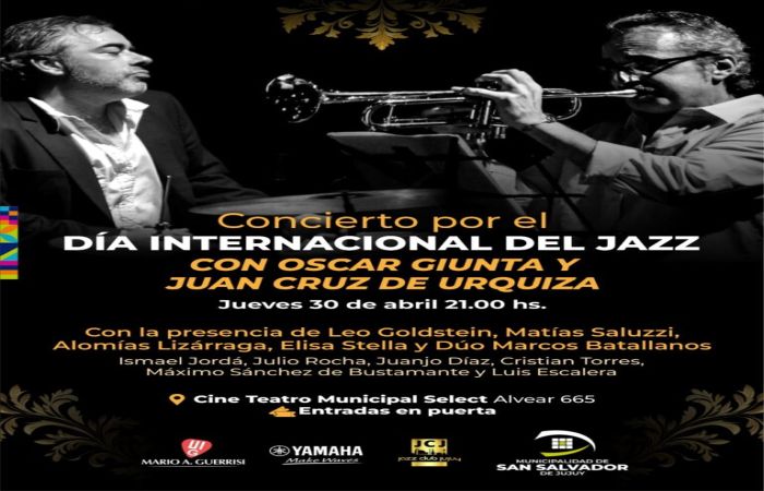 Celebrarán el Día Internacional del Jazz con una noche de lujo en el Cine Select
