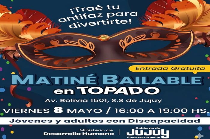 Invitan a una nueva matiné inclusiva en Jujuy con temática “Mascarada”