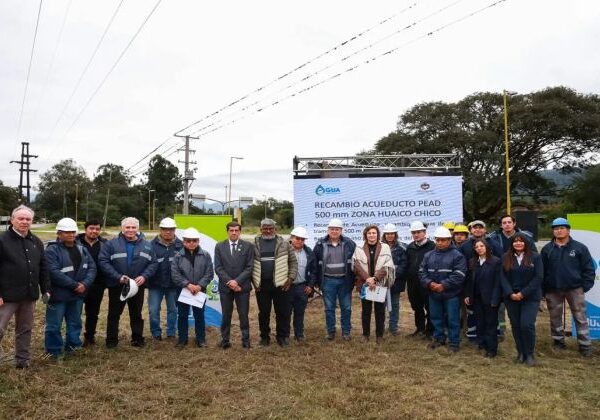 Sadir puso en marcha una obra estratégica para mejorar el suministro de agua en Jujuy