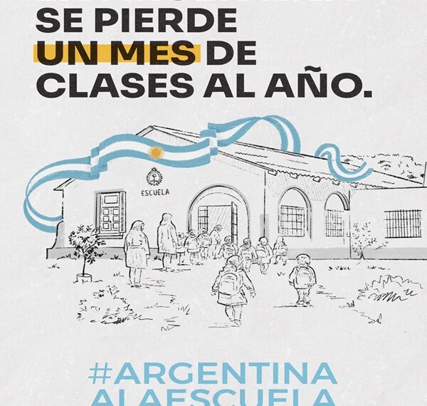 #ArgentinaALaEscuela: Una campaña para visibilizar que los estudiantes pierden un año de clases