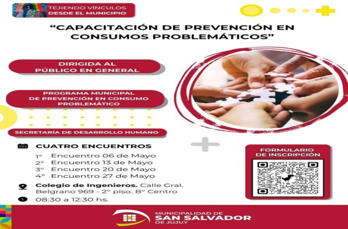 Capital: Lanzan ciclo de talleres gratuitos para prevenir consumos problemáticos