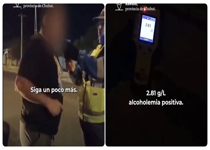 Inconsciente al volante en Chubut: Fue detenido dos veces en&hellip;