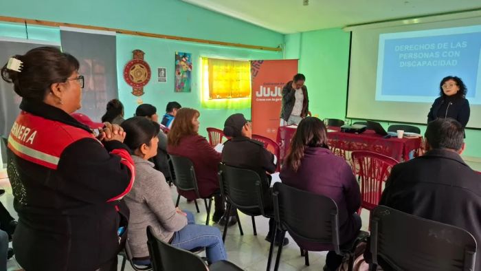 Jornada de concientización sobre discapacidad y derechos en Huacalera