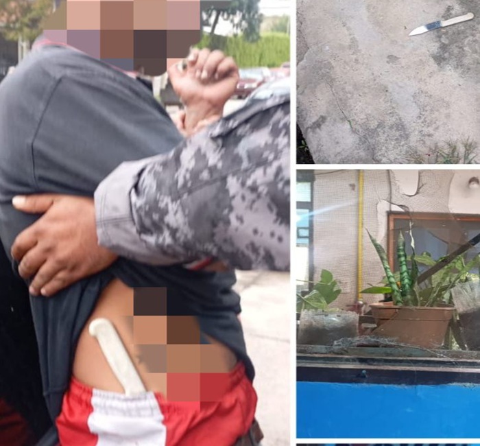 En barrio Castañeda: Infantería redujo a un sujeto que intentó…