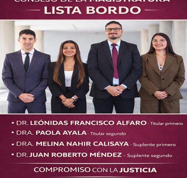 Elección de abogados al Consejo de la Magistratura: La lista Bordó propone terminar con las desigualdades en el acceso a la Justicia