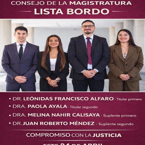 Elección de abogados al Consejo de la Magistratura: La lista Bordó propone terminar con las desigualdades en el acceso a la Justicia
