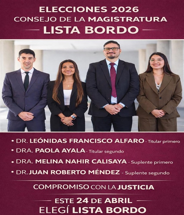 Elección de abogados al Consejo de la Magistratura: La lista&hellip;