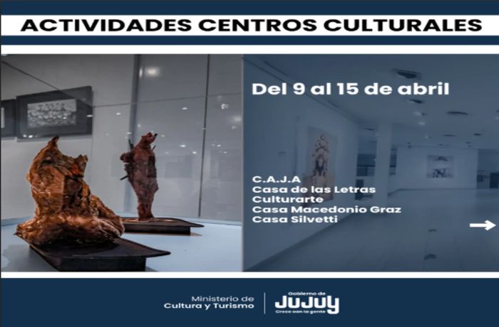 Espacios y centros culturales de Capital presentan su agenda de actividades de abril