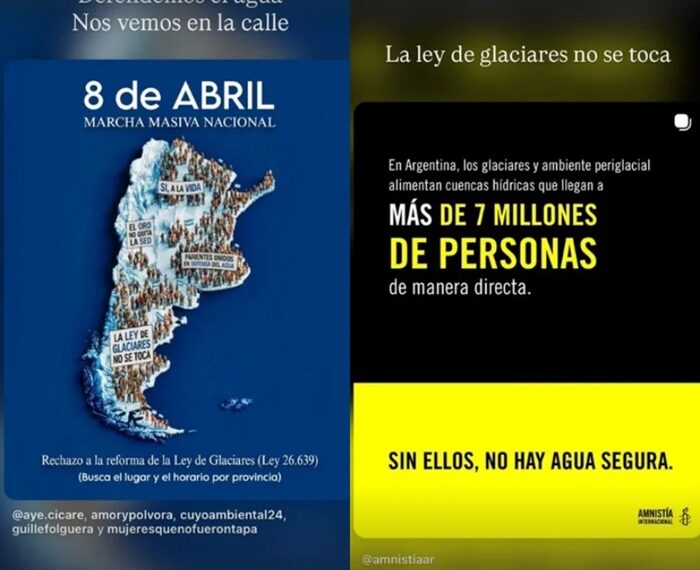 Erica Rivas convoca a una marcha masiva en rechazo a la reforma de la Ley de Glaciares